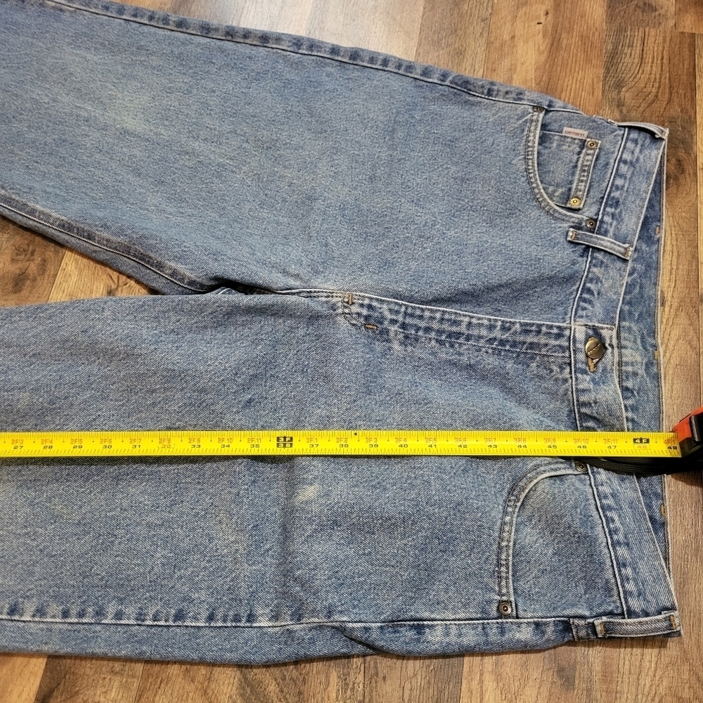 Carharrt Men's Relaxed Fit Straight Denim Workwear Jeans Size 40x36 - Picture 4 of 7